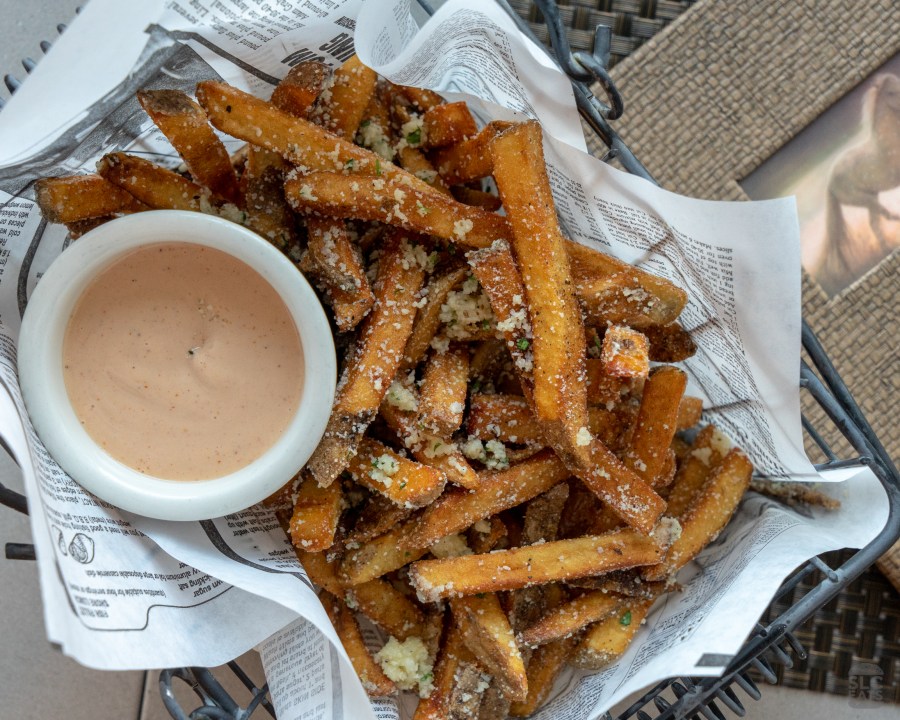 Garlic herb fries